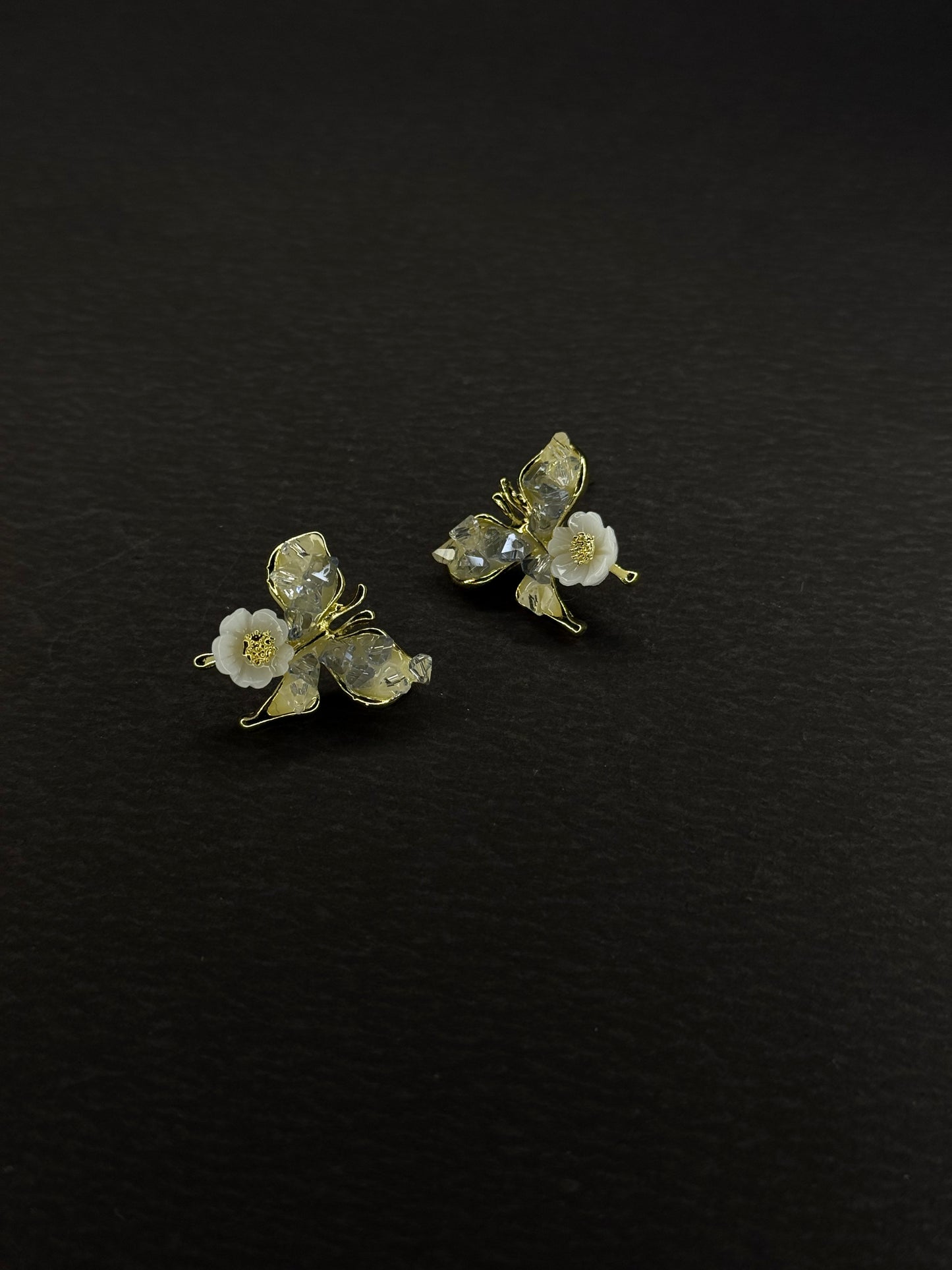 Crystal Butterfly Earrings KB0026