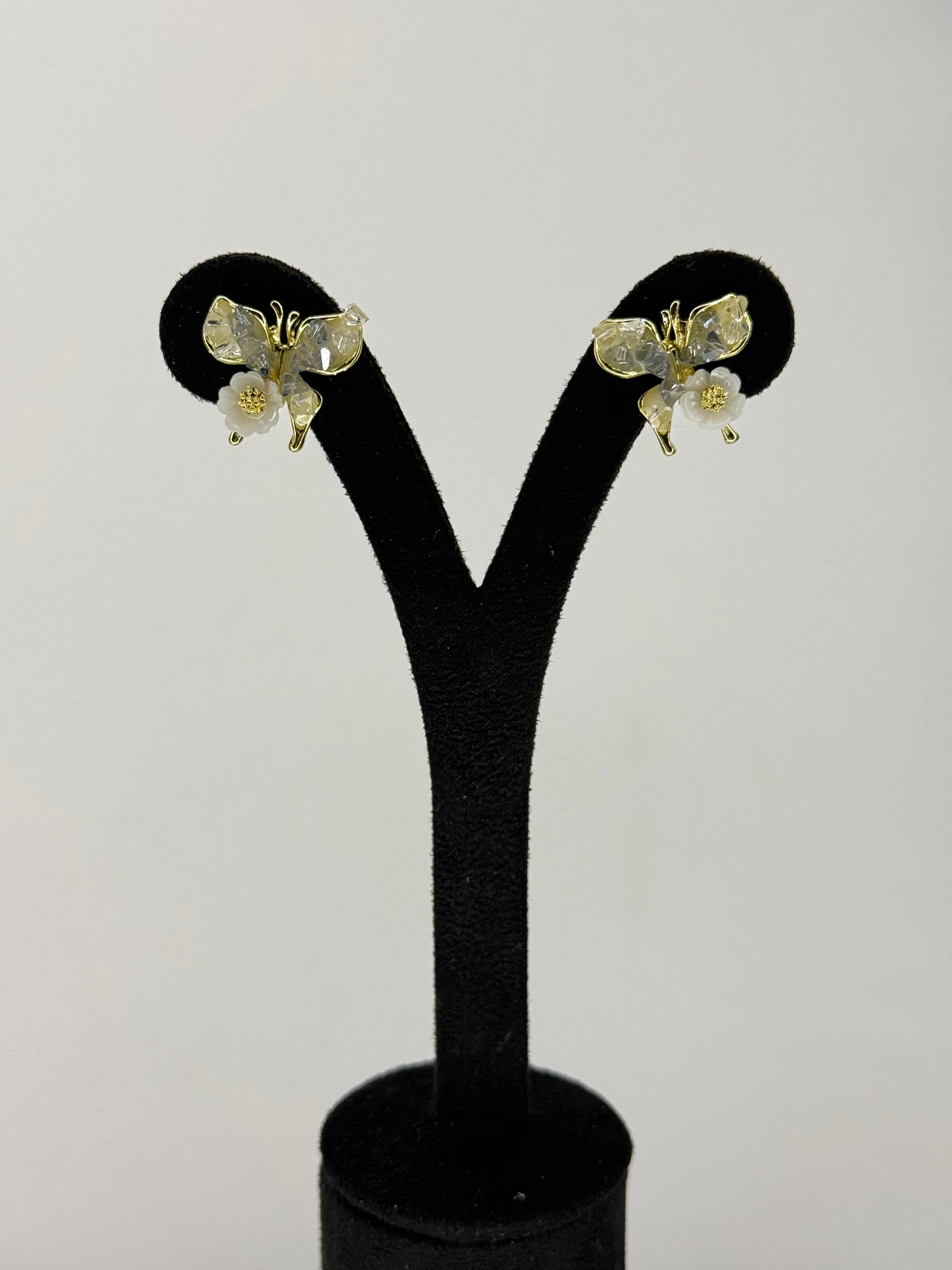 Crystal Butterfly Earrings KB0026