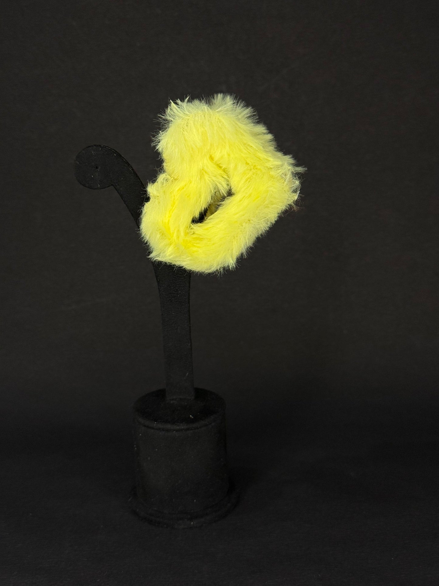 Fur Heart Claw Clip