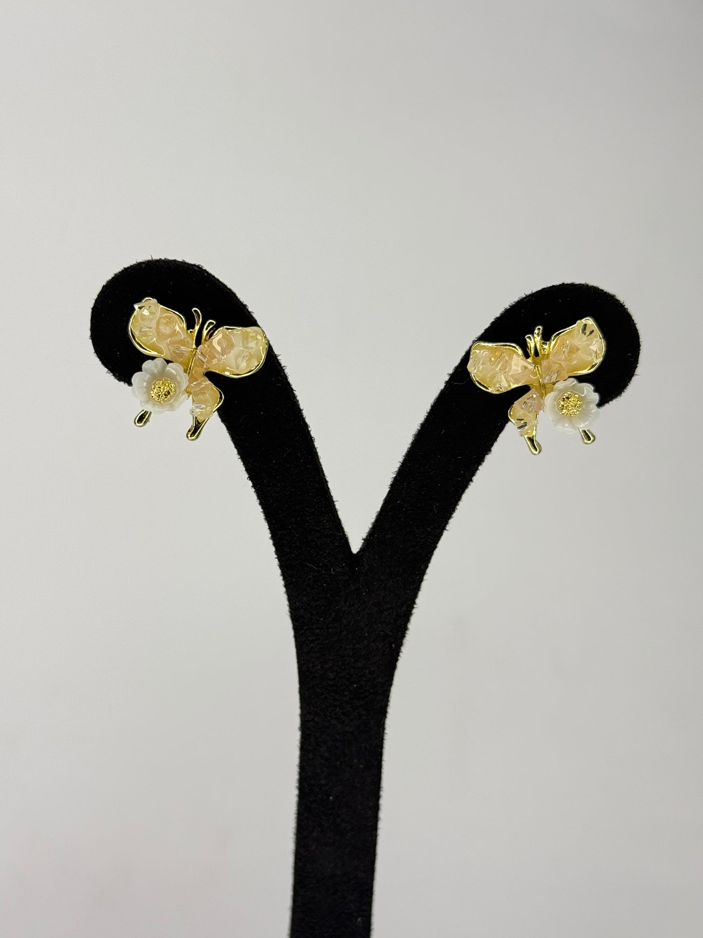 Crystal Butterfly Earrings KB0026