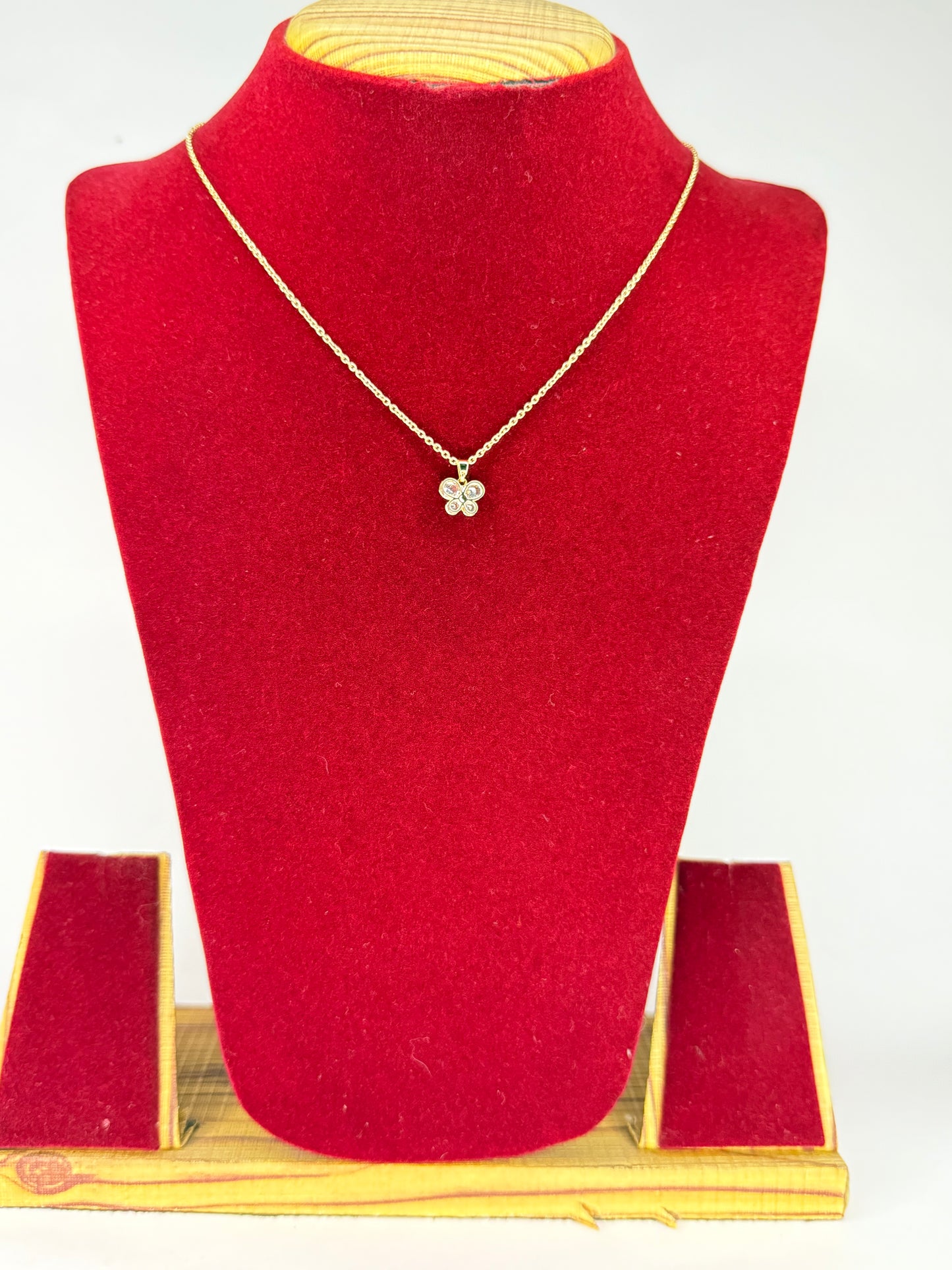 Butterfly Pendant with Chain KM0023