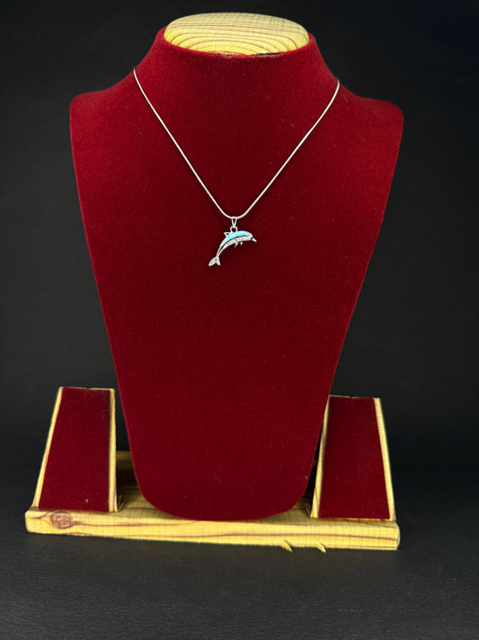 Dolphin Pendant with Chain KM0024