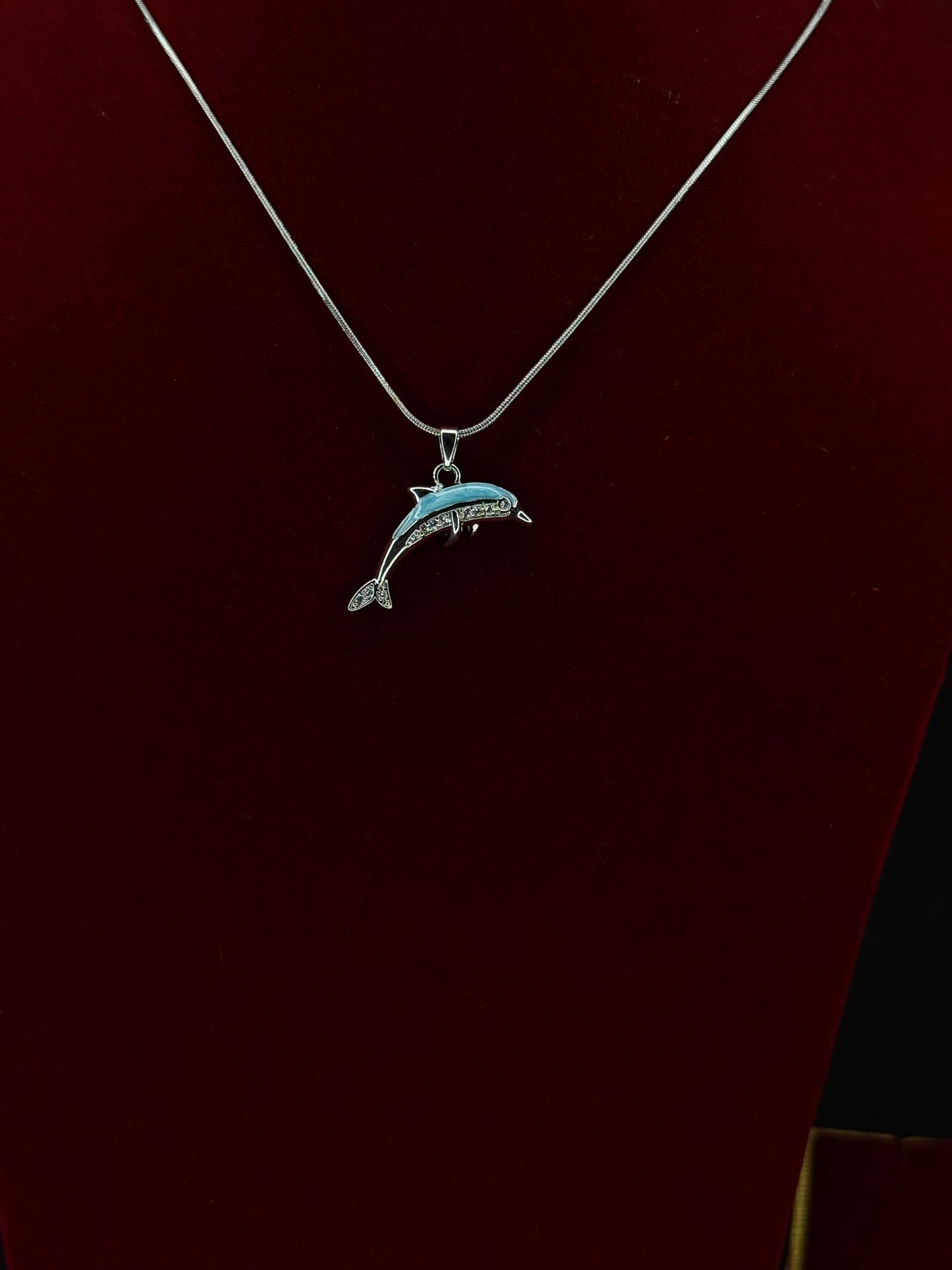 Dolphin Pendant with Chain KM0024