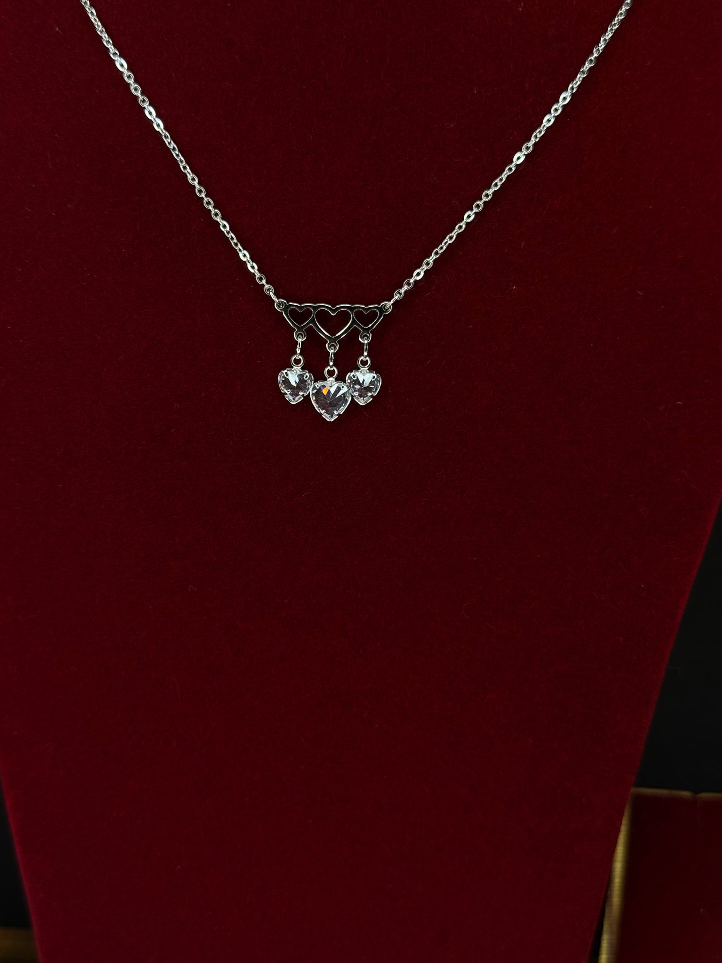 Triple Heart Necklace KM0005