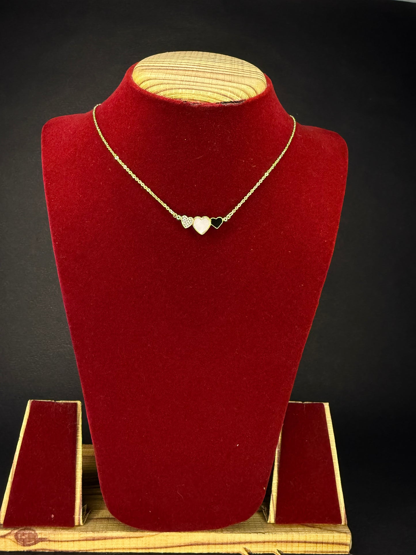 Triple Heart Necklace KM0003