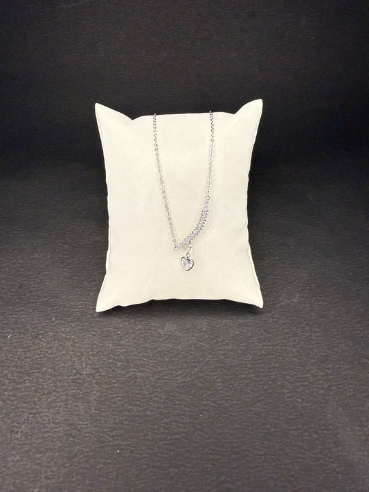Diamond Heart Pendant Necklace KM0001