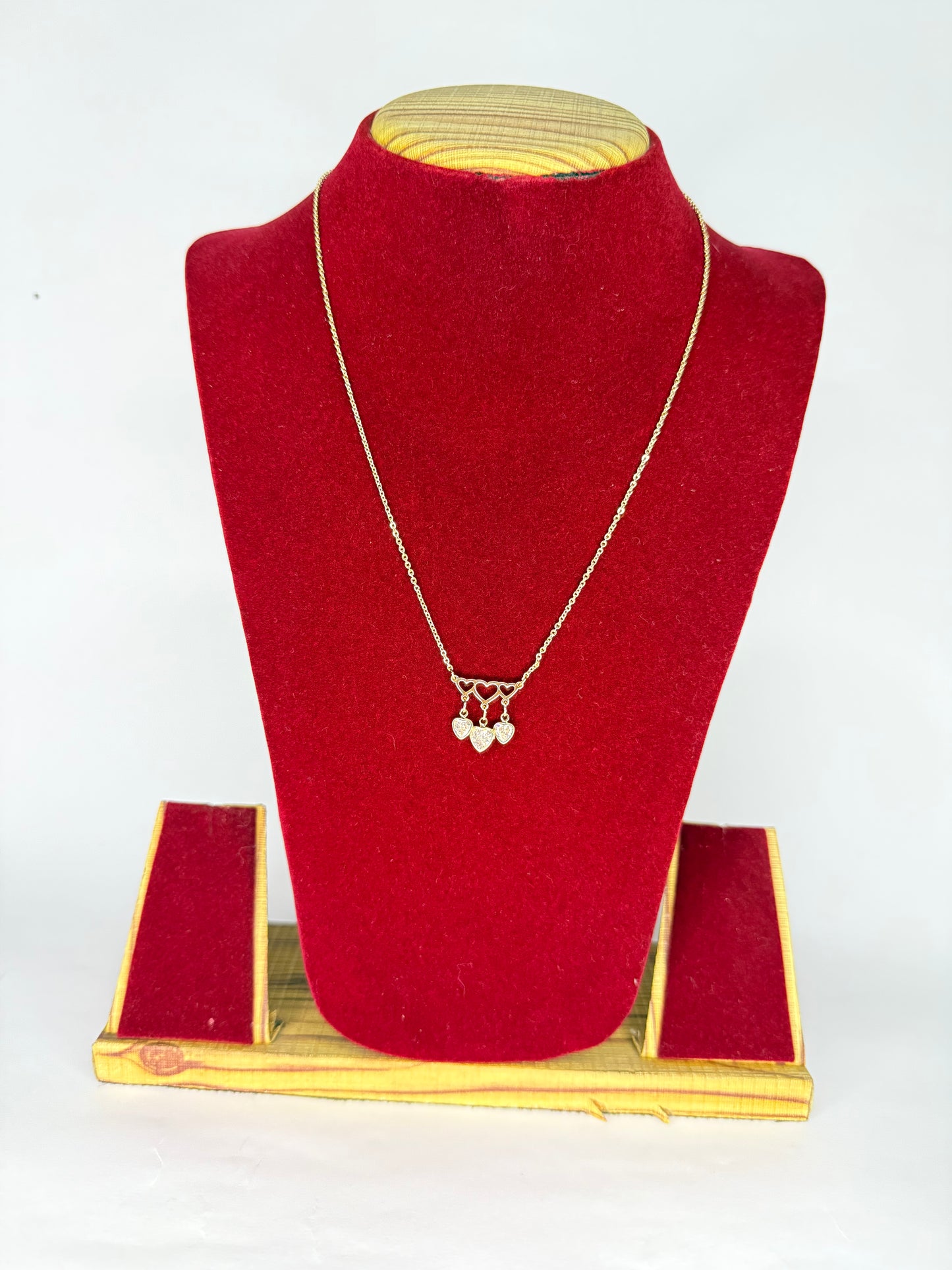 Triple Heart Necklace KM0004