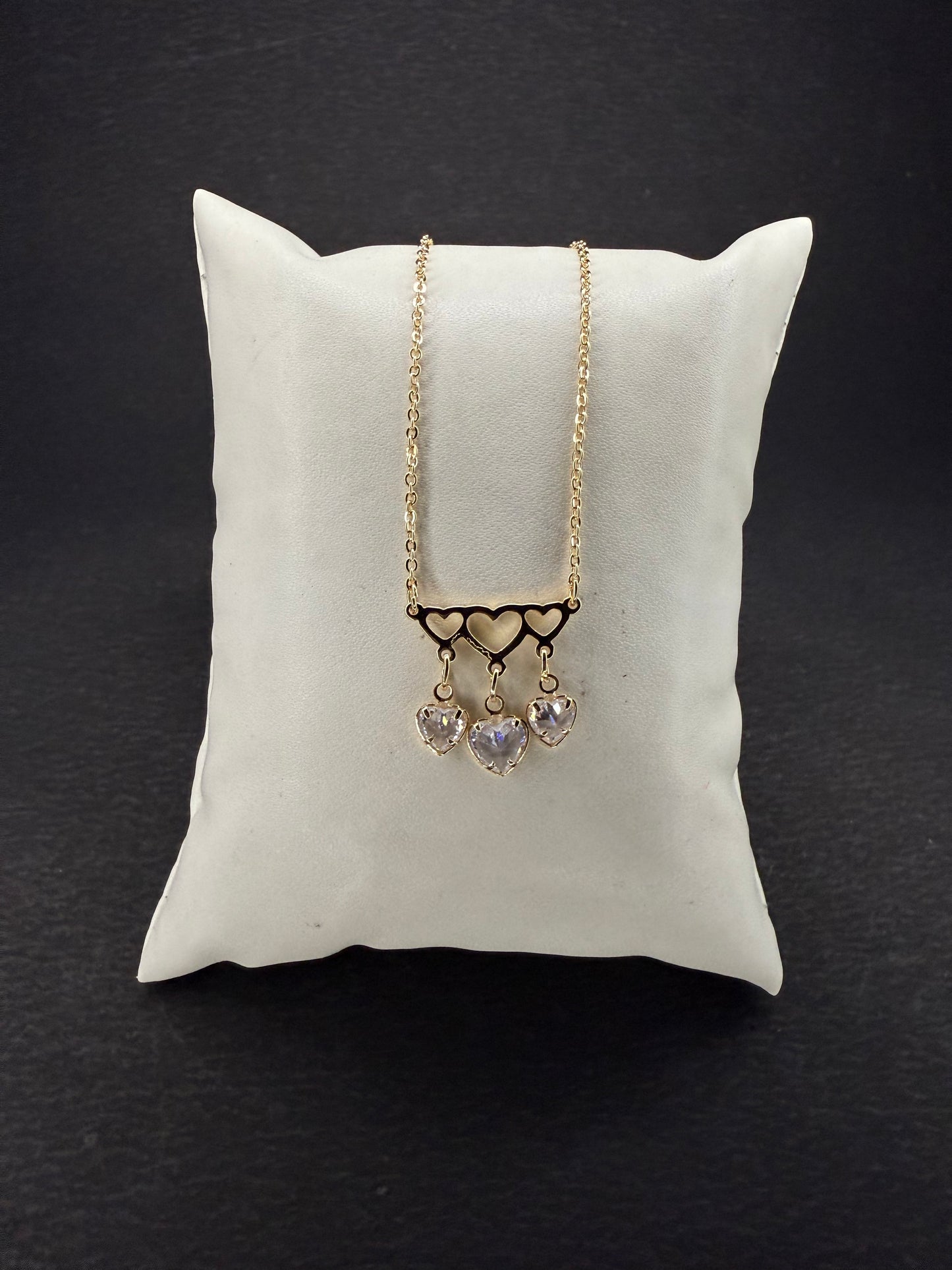 Triple Heart Necklace KM0004