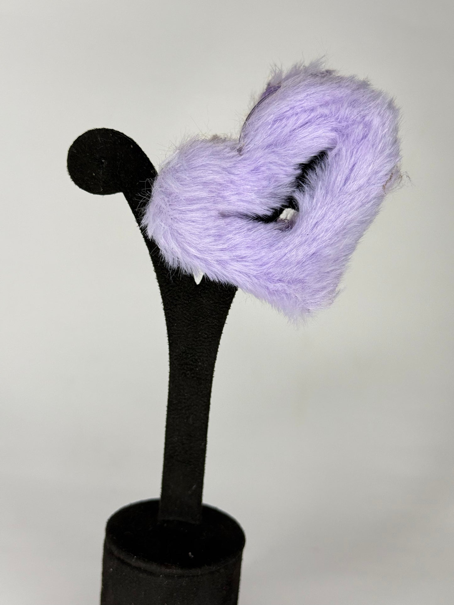 Fur Heart Claw Clip