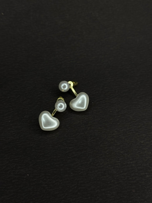Heart Pearl Earring KB0024