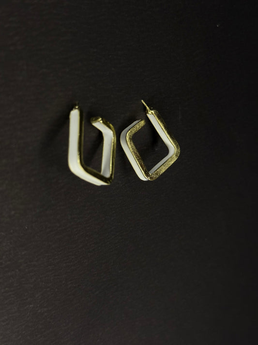 Geometric Hoop Earring KB0004