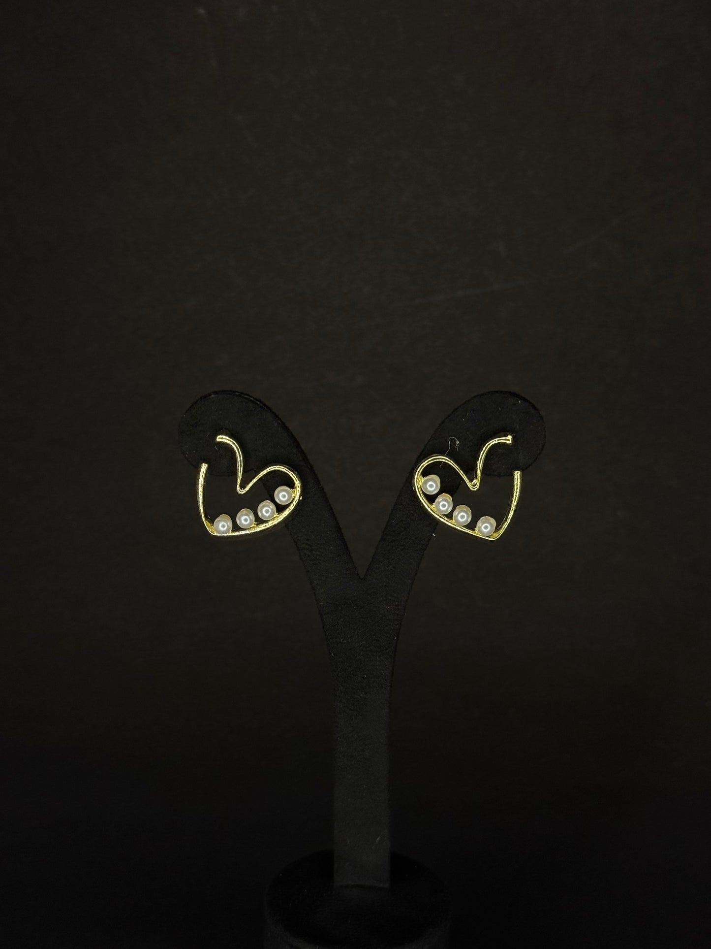 Heart Pearl Earring KB0032