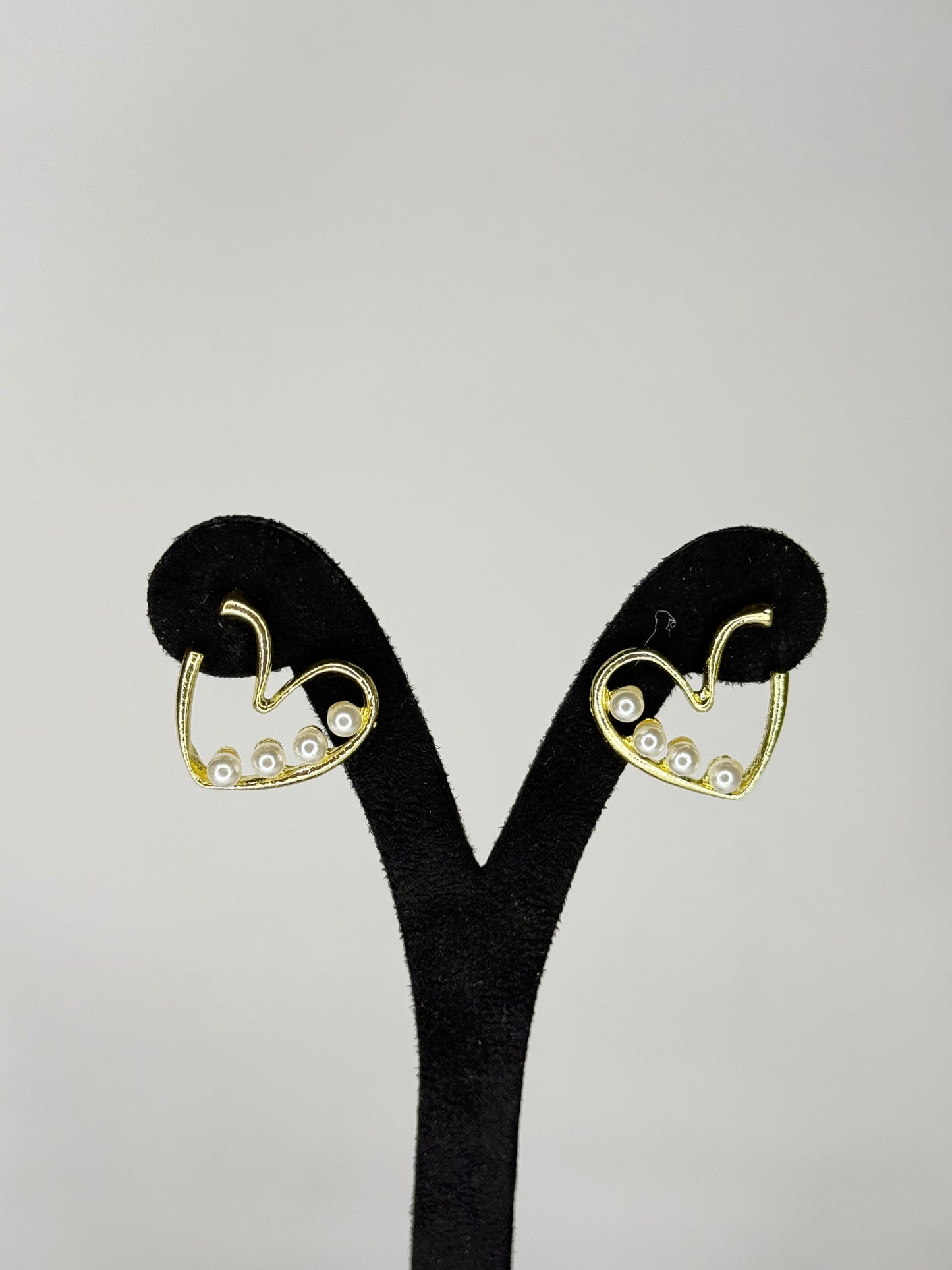 Heart Pearl Earring KB0032