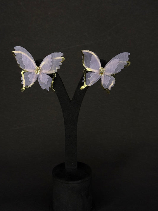 Butterfly Earring (light purple) KB0008