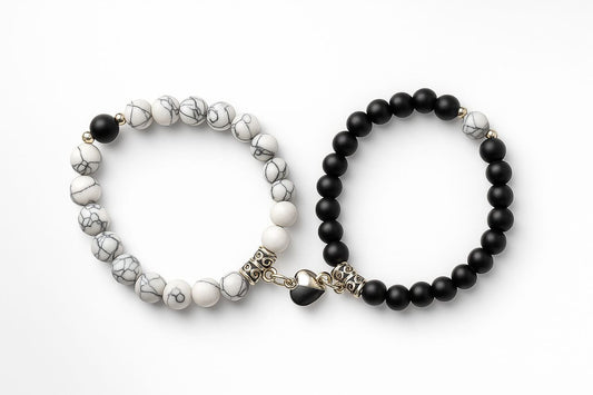 Magnetic Attraction Heart Couple Bracelet BR0049