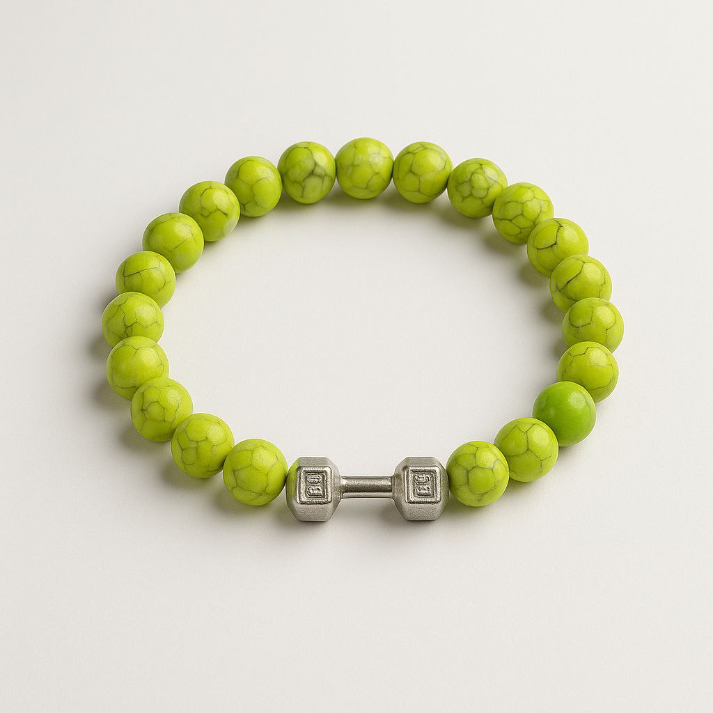 Green Dumbbell Bracelet BR0052