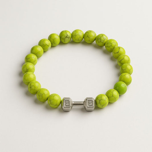 Green Dumbbell Bracelet BR0052