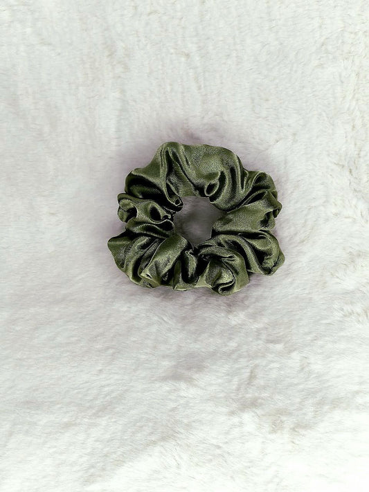 Dark Green Scrunchy